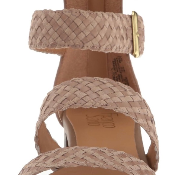 Franco Sarto Women's Tan Woven Gladiator Sandal, Size 10 NWOT - Picture 7 of 8